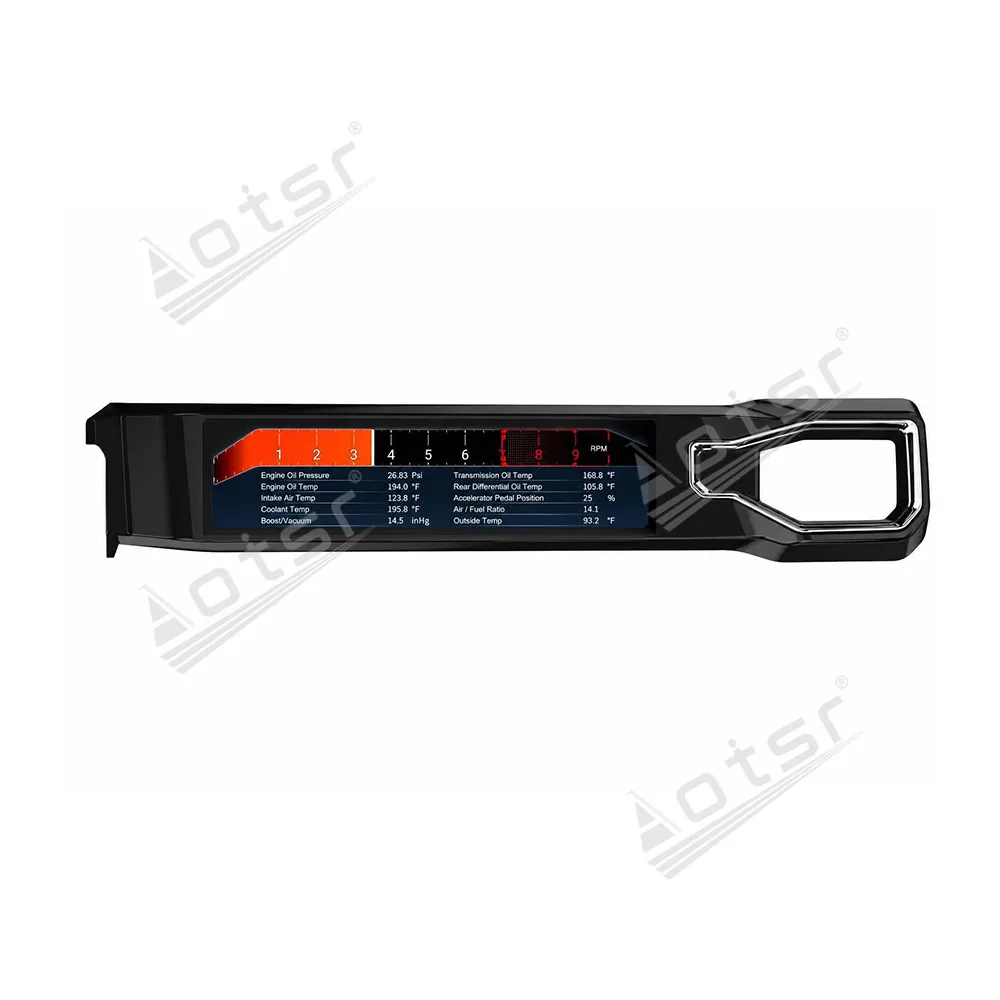 Passenger Side Co-Pilot Racing Data Display For Ford Mustang 2024-2027 Wireless CarPlay Android Auto Multimedia Player Head Unit