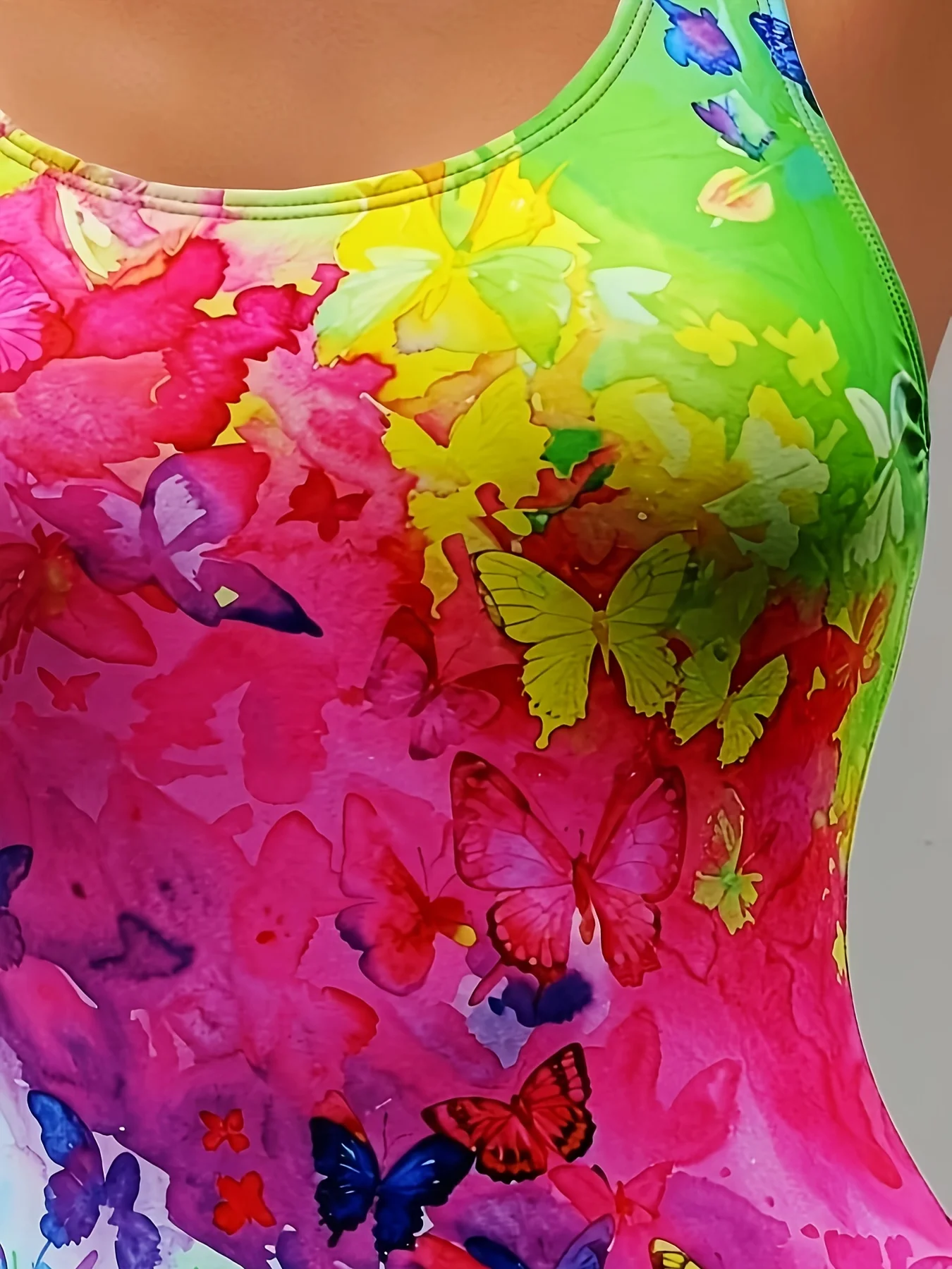 Summer New Casual Comfortable Ladies Printed Fashion One-Piece Swimsuit