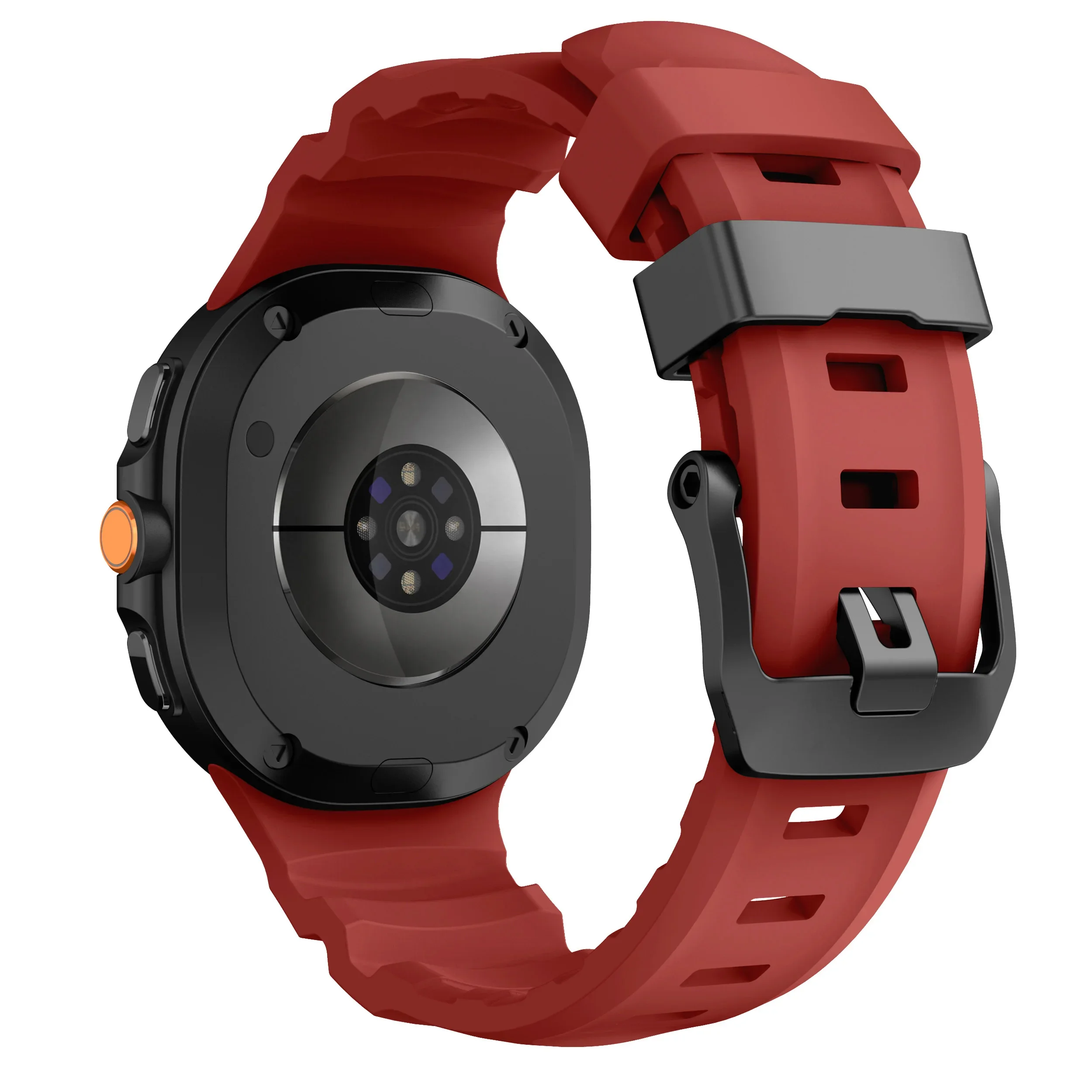 درب سيليكون حزام لساعة سامسونج جالاكسي 8 الكلاسيكية 46 مللي متر الرياضة سوار معصمه لساعة جالاكسي 8 44 مللي متر 40 مللي متر الفرقة الأصلية