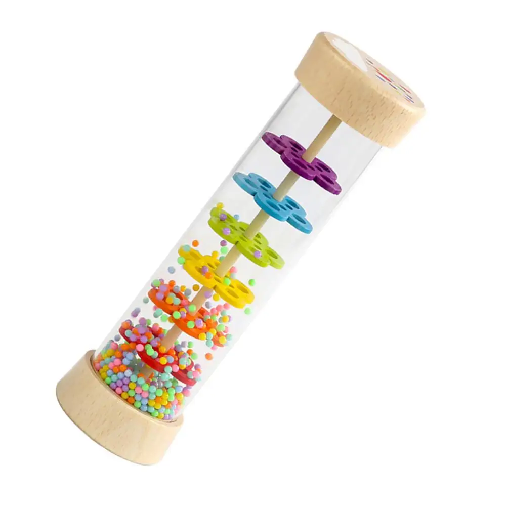 Rain Tube Musical Instrument Cognitive Toys Kids Stick Plastic Grasping Hearing Rhythm Early Education Musical