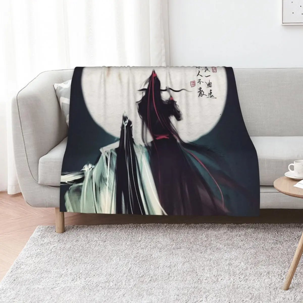 

Mo Dao Zu Shi Throw Blanket Hairy Plush blankets ands Camping Blankets