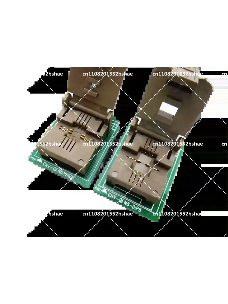 IC Test Socket Adapter Converter for 6x5mm 8x6mm QFN8 WSON8 MLF8 MLP8 DFN8 to DIP8 Chip Programming Debug