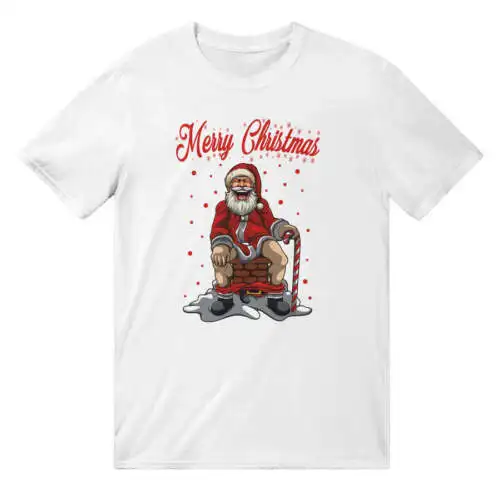 Log On The Fire Santa T-Shirt