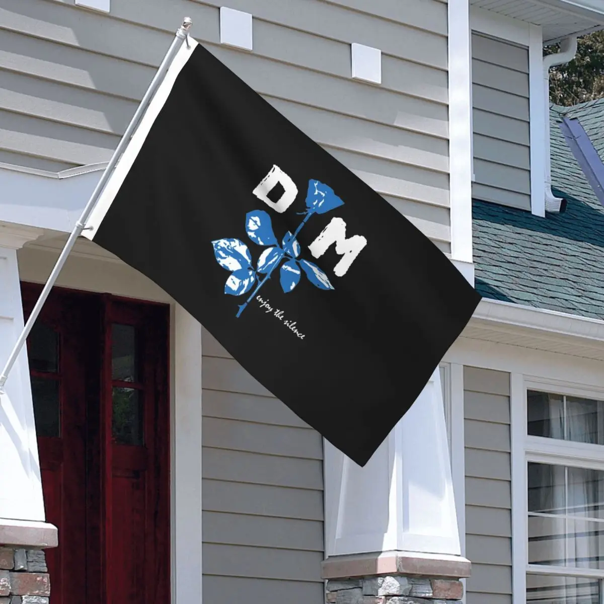 Depeches Mode Rose Flags Double Sided Outdoor Banner Rock 2 Grommets Hanging Decoration