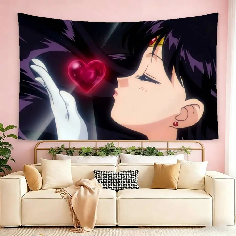 Magic Girl S-Sailor Mars R-Rei  Flags Wall Hanging Tapestry Outdoor Garage Room Decorative flag Background Blanket