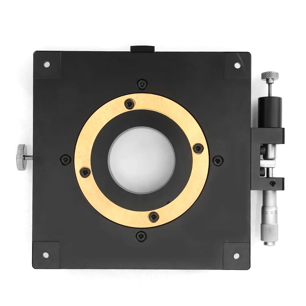 

Precision Bearing Stage R160 Manual Rotation Stage Rotating Precision Bearing Sliding Tuning Stage 160mm*30mm