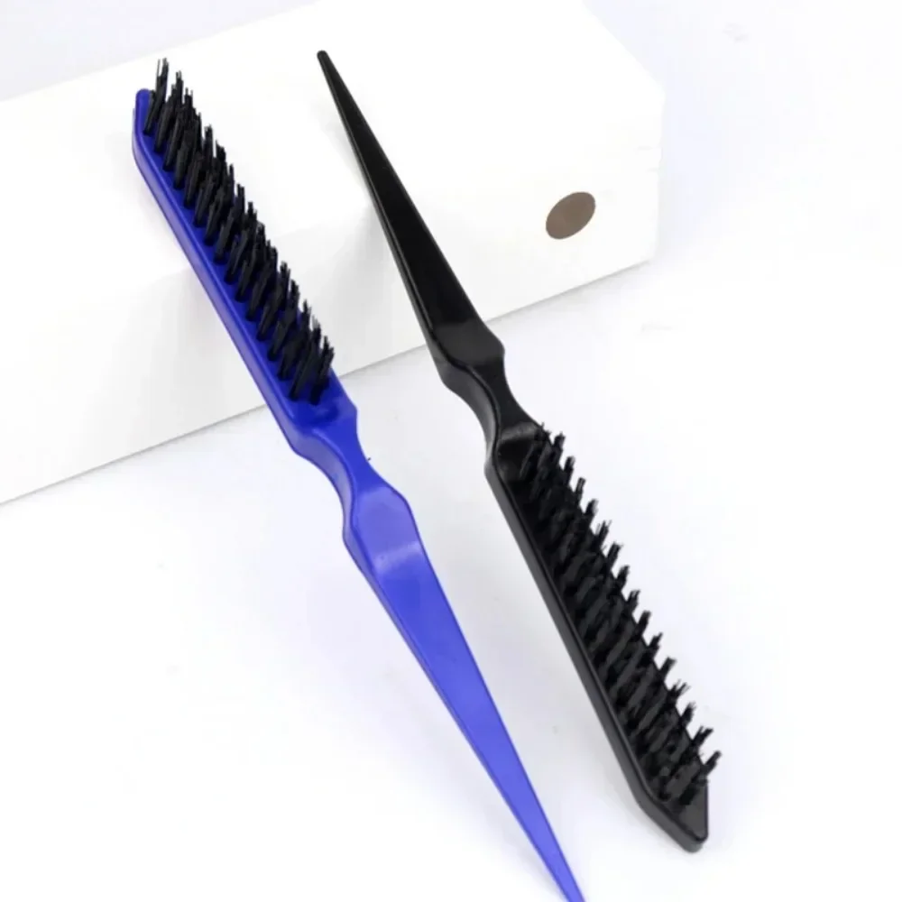 1Pc Professional Hair Brushes Teasing Back Comb Boar Bristle Brush Rat Tail Hair Combs Barber Salon Hairdressing Styling Tools