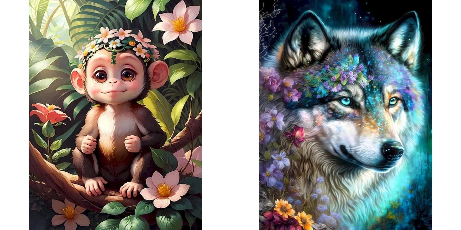 

Cute Forest Animal 1000 PCS Jigsaw Puzzles Challenging Family Activity Games for Gameroom Bedroom Decoration Gift