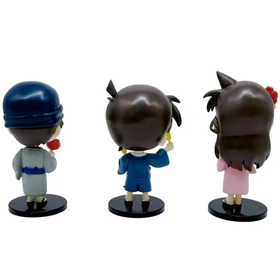Venda quente anime detetive conan figuraasha escocês shinichi kudo tooru amuro masumi sera brinquedos kawaii pvc modelo boneca ornamentos