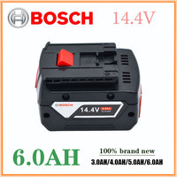 BOSCH 14.4V 6.0ah Rechargeable Li-ion Battery Cell Pack for BOSCH Cordless Electric Drill Screwdriver BAT607G   BAT614G