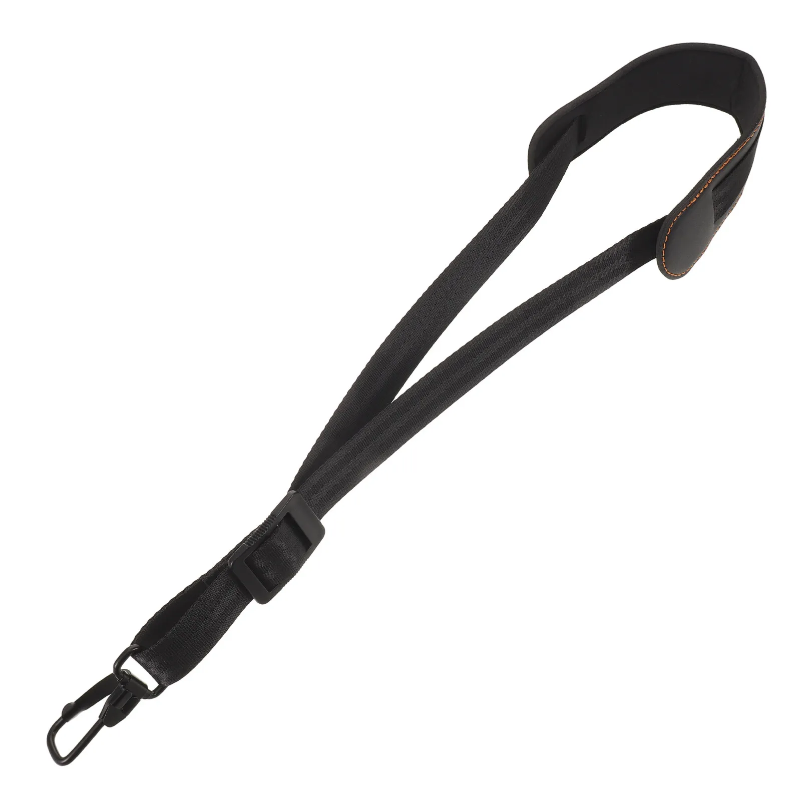 Saxophone Neck Strap Adjustable Saxaphone Alto Clarinet Bass Tenor Leather Padded Soft