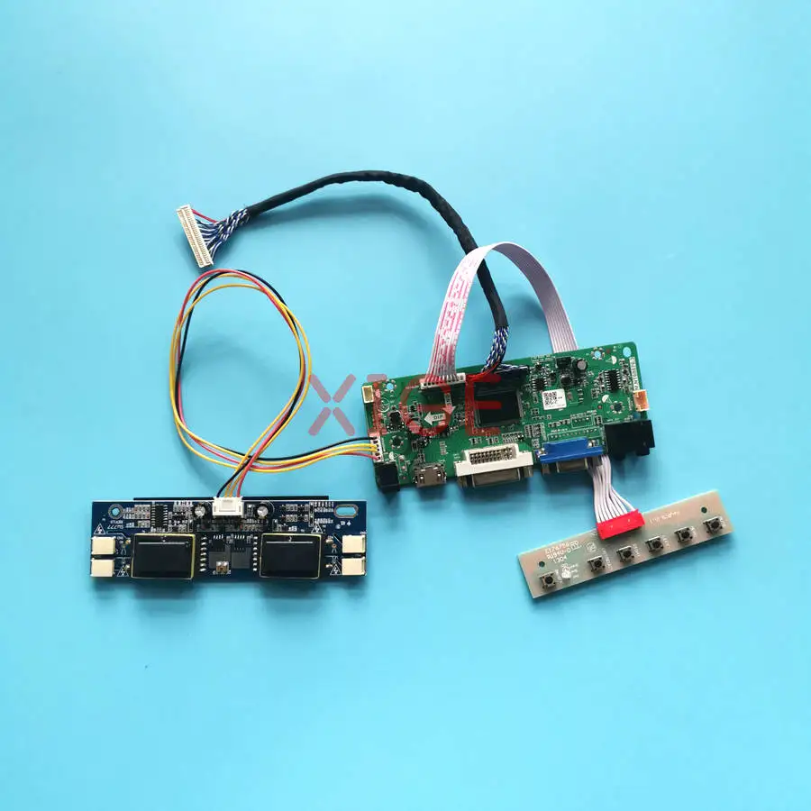 For HT17E12 HT17E13 HT17E11 HT17EX1 LCD Matrix Controller Drive Board DIY Kit 4-CCFL LVDS-30Pin 1280*1024 1280x1024 HDMI+DVI+VGA