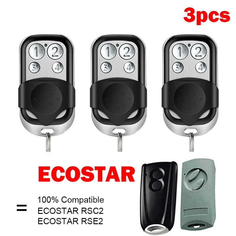 ECOSTAR 433mhz Garage Remote Control ECOSTAR RSE2 RSC2 Remote Control Rolling Code