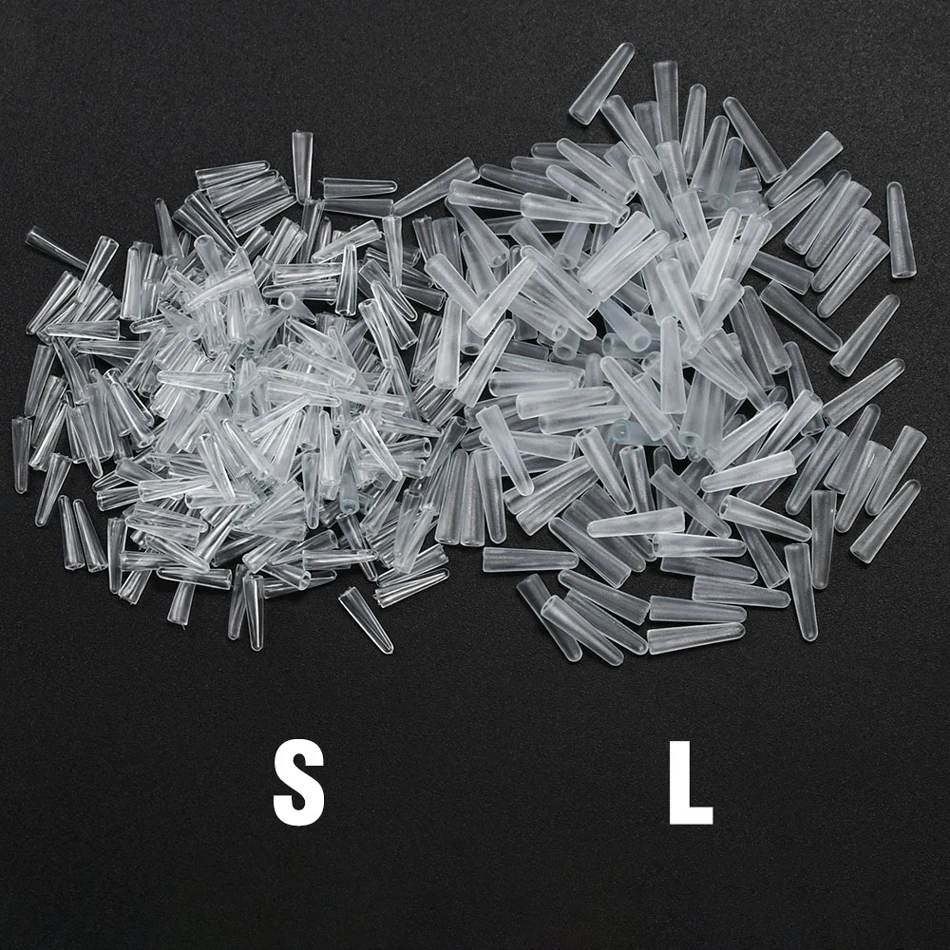 100 Stück Angelhaken-Schutzhüllen, Widerhakenschutzkappen, allgemeine Spitzen-Schutzkappen, Sicherheitsabdeckungen für Angelhaken und Köder – Detail 3