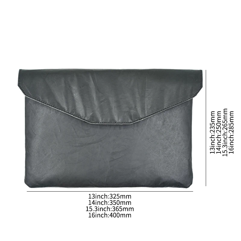 Envelope Laptop Bag Super Slim Sleeve Pouch No Magnet Paper Material Laptop Sleeve Case For M1 MacBook Pro Air 13 14 15 16 inch