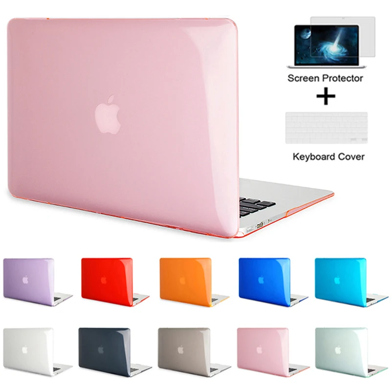 Crystal Case For Macbook Pro 16.2 A2485 A2780 M2 Chip Retina 11 12 A1534 A1370 Laptops Cover For Mac Air Pro 16 15 A2141 A1707