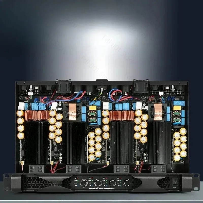 For Professional Digital Power Amplifier Pure Rear Stage Two-channel Household Stage Fever High Power Amplifier