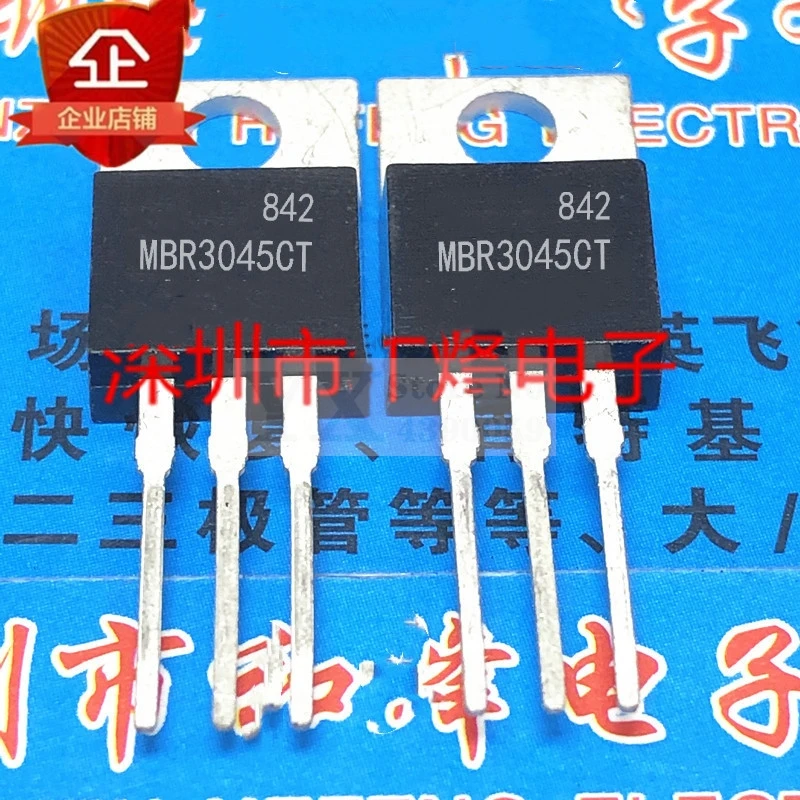 (5-20PCS) MBR3045CT  3045CT Fast recovery rectifier diode  In-line 45V 30A