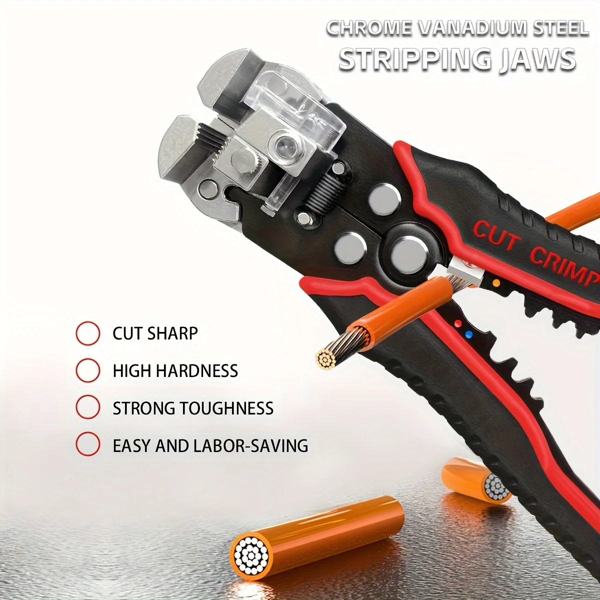 عبوة واحدة من أداة تعرية الأسلاك الأوتوماتيكية، أداة كهربائية متعددة الوظائف لقطع وسحب وتجعيده وتجريد الأسلاك