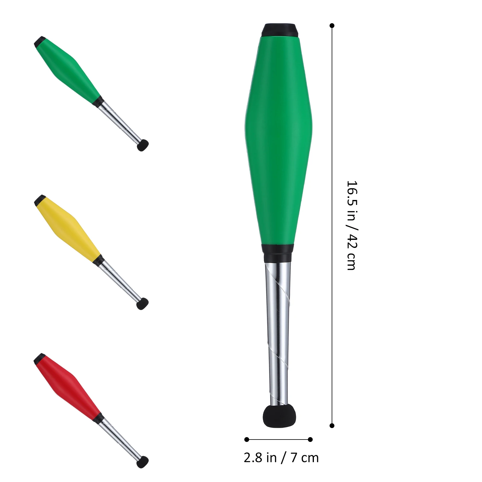 

3 Pcs Juggling Sticks Set for Kids Beginners Eva Training Pins Outdoor Toy Stage Prop Playing Juggling Clubs for Children