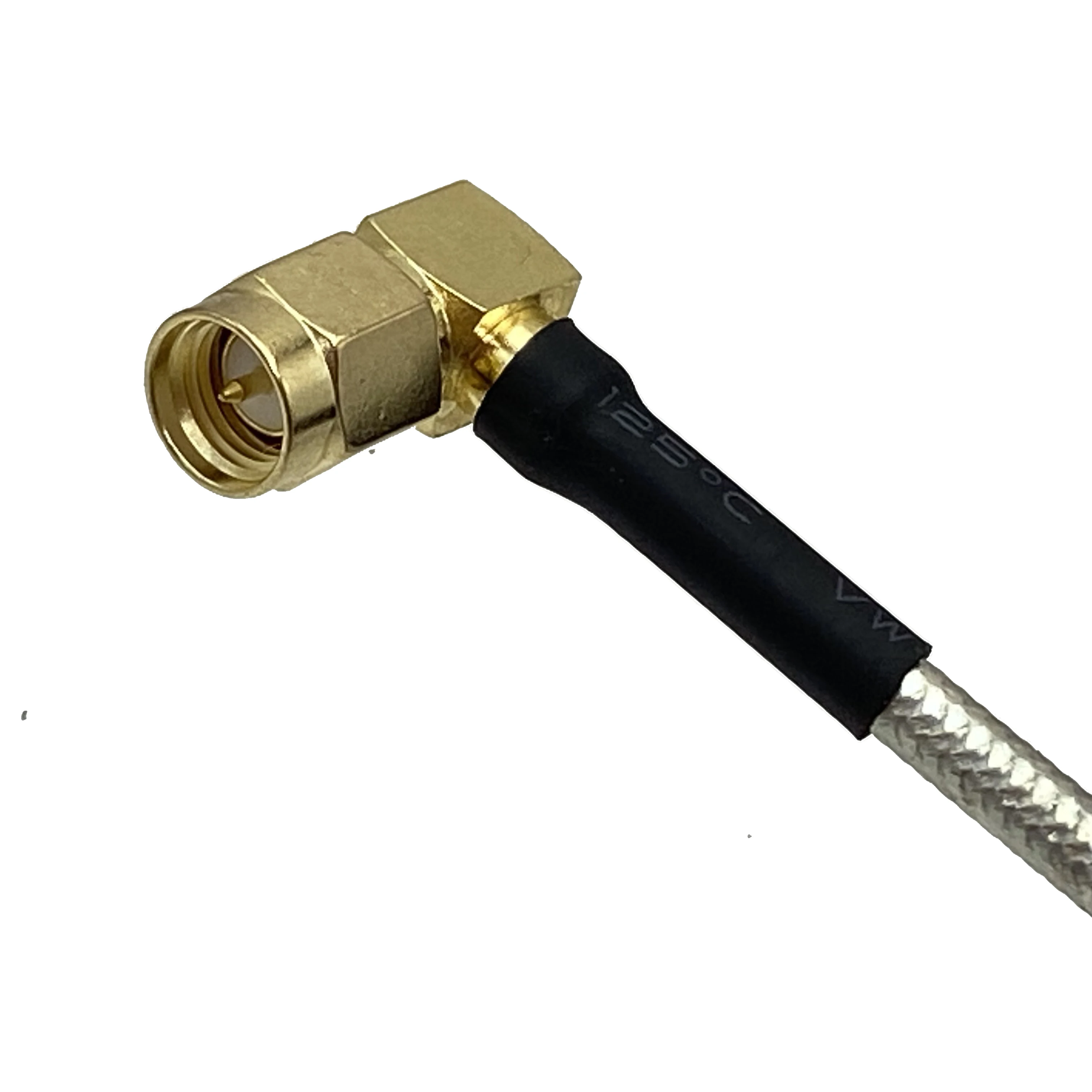 1pce SMA Male Plug RA to SMA Male Right angle RG402 0.141\