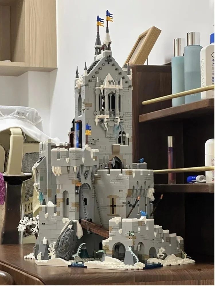 3995-teiliges Festungs-Baustein-Set Konstruktions-Bausteine Spielzeug-Architekturmodell für Erwachsene Geburtstags- und Weihnachtsgeschenke