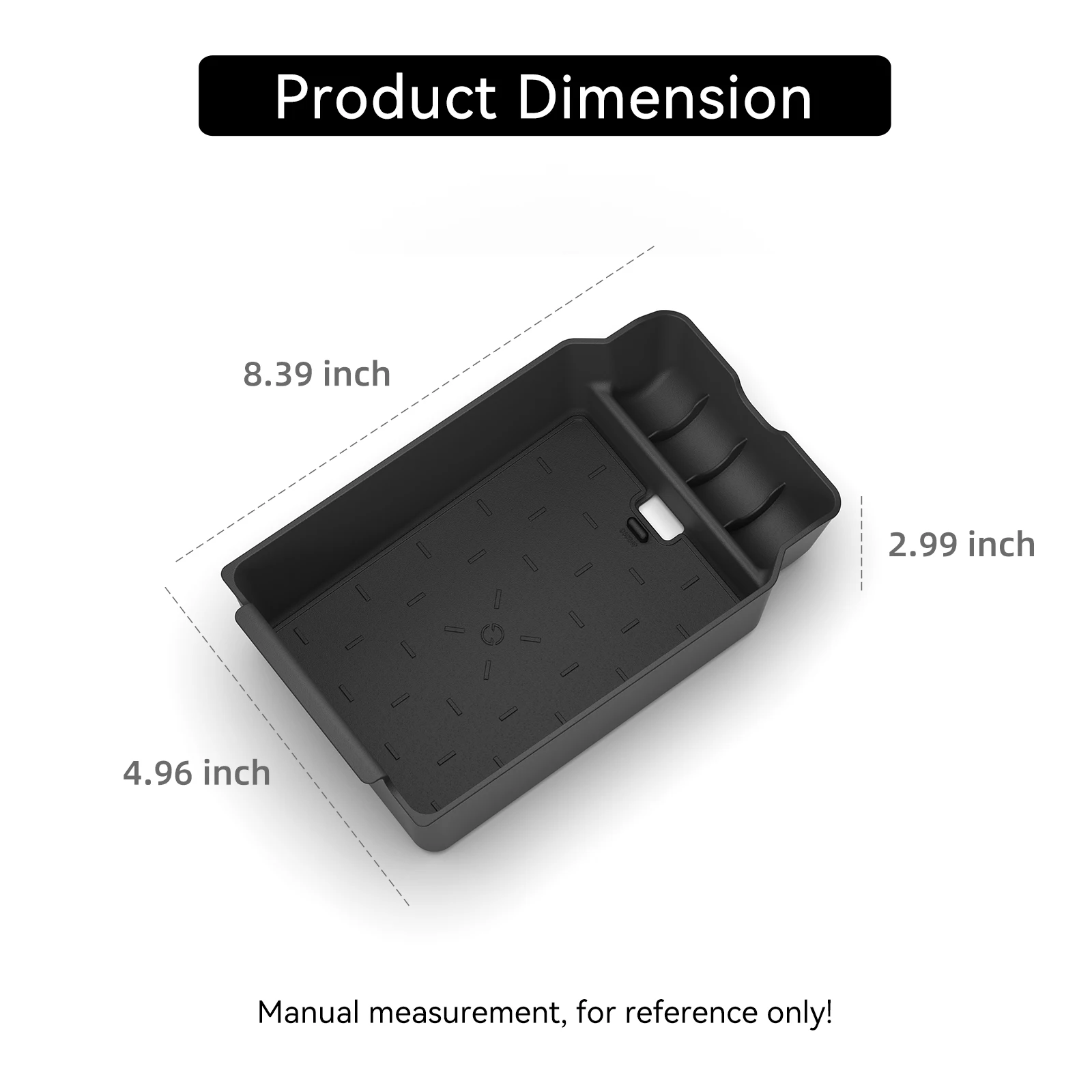 LUCKEASY für Mazda CX-5 2026 Auto-Aufbewahrungsbox Innenraum-Zubehör Mittelkonsole Armlehnen-Organizer Ordnungsbox Ablagefach – Detail 3