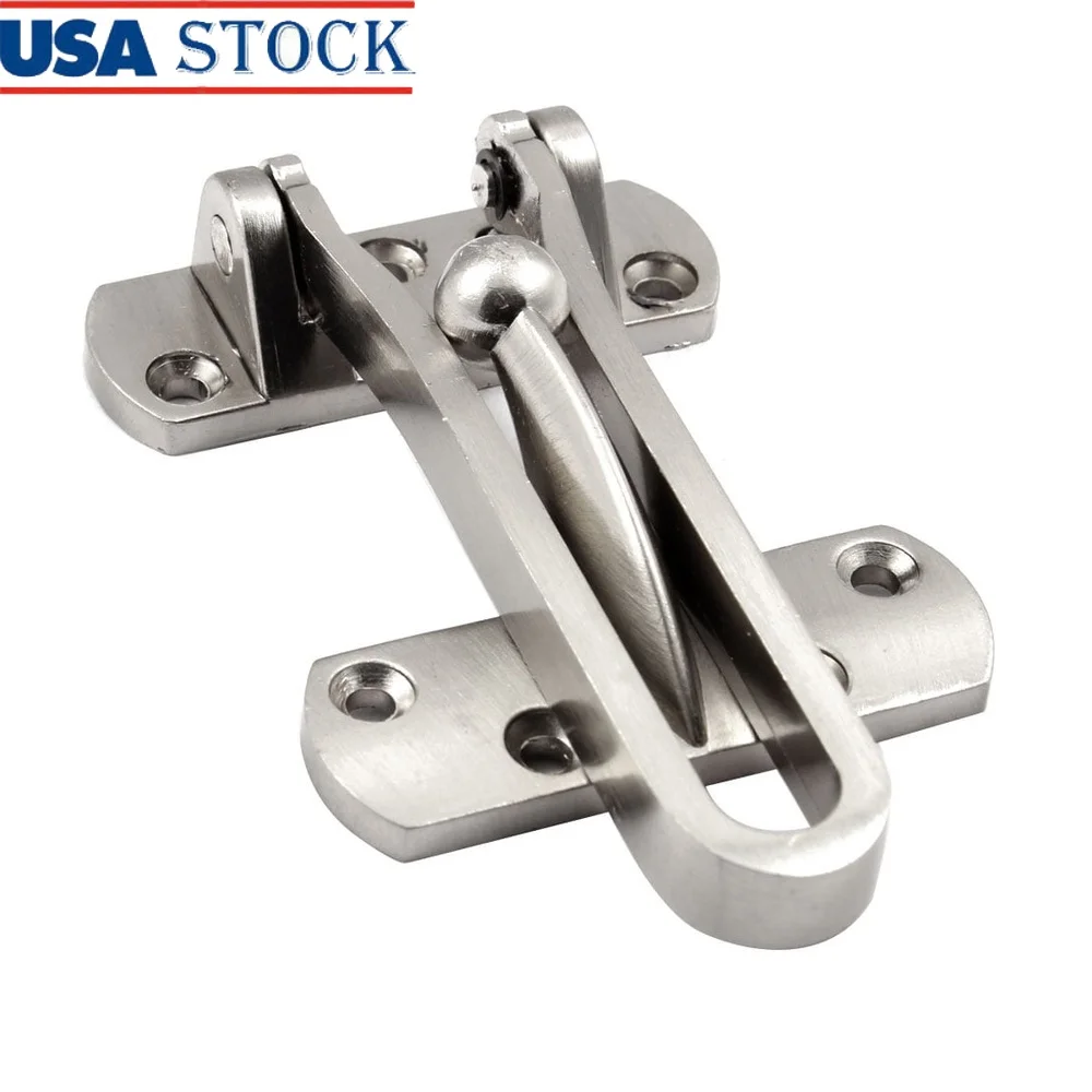 

Прочная металлическая дверная застежка, навесной замок, защелка, замок для дома, отеля, офиса, простая установка, безопасное устройство