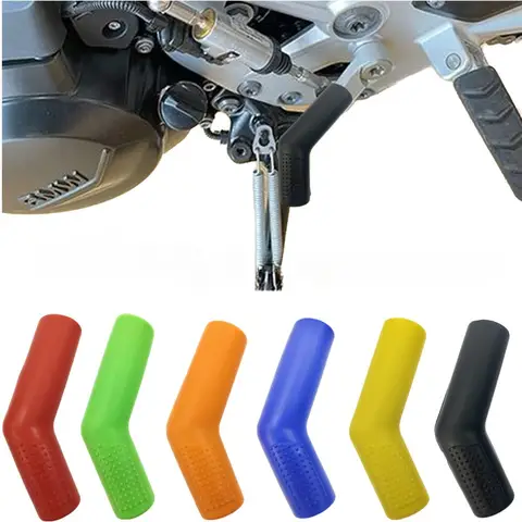 오토바이 기어 시프트 커버 1pc 고무 기어 레버 시프터 기어 양말 부팅 신발 보호대 오토바이 액세서리 모토 크로스 부품