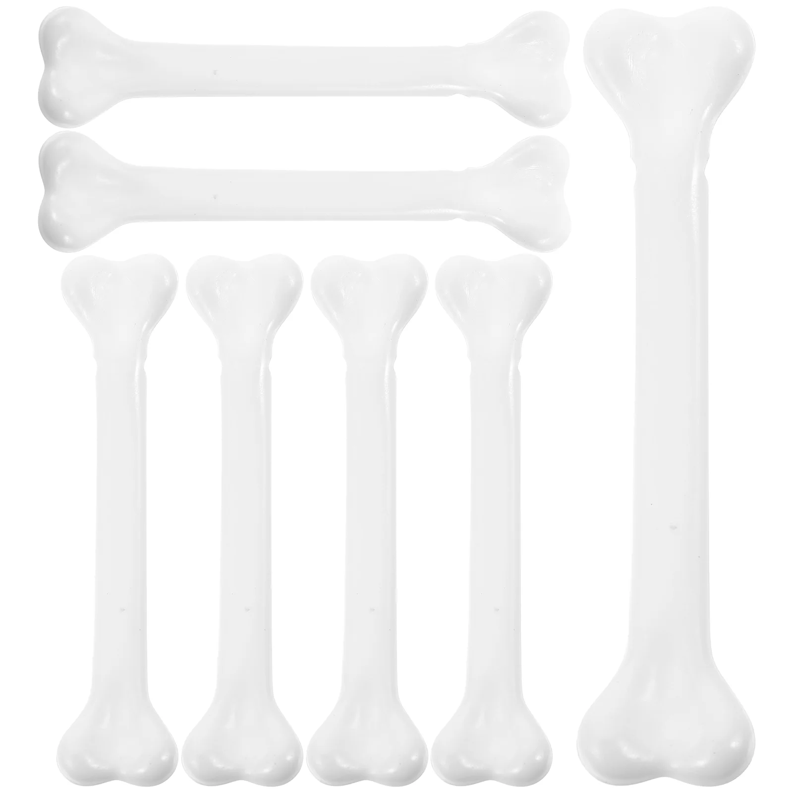 12 Pcs Tabletop Bone Decor Plastic Prop Halloween Decoration Toys Simulated Bones Props