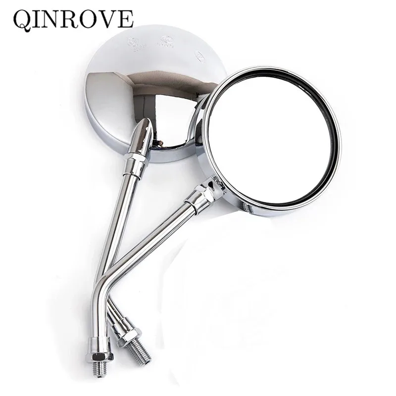 Motorcycle Rearview Mirrors 8/10MM ABS Cafe Racer Mirror For Aprilia Pegaso 650 SR 50 Tuono Kawasaki ER6 ER6F VERSYS 650 1000