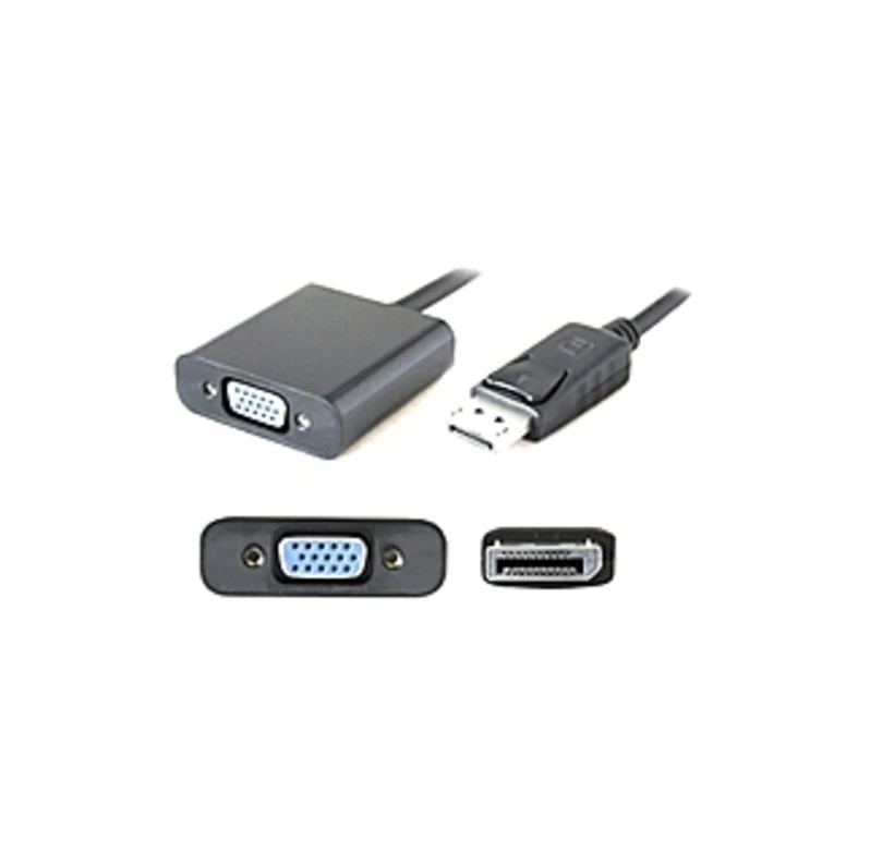 AddOn DisplayPort DVI/HDMI/VGA Adapter with Audio - Male to Female - DisplayPort/VGA for Monitor, Video Device - 1 x DisplayPort
