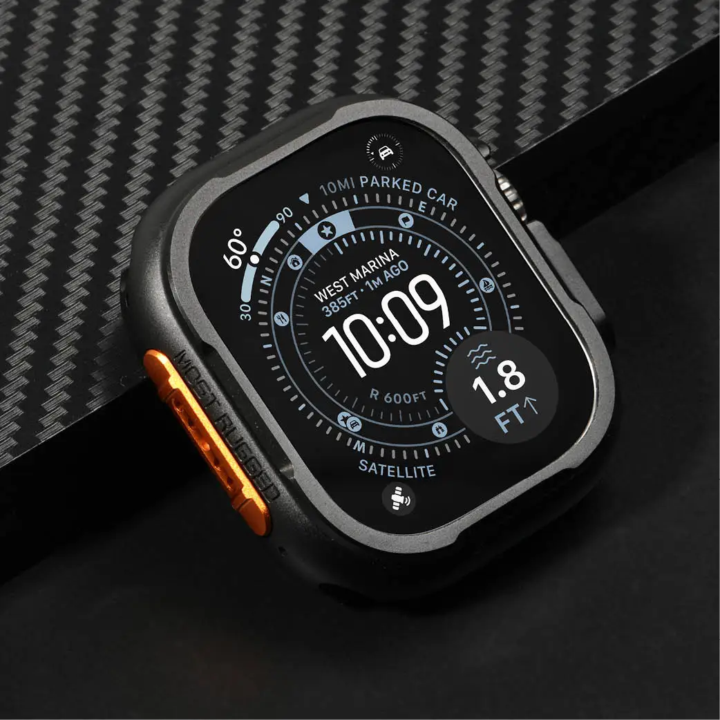Metal Case for Apple Watch 46mm 45mm 44mm Bumper Protector Cover for iWatch Series 11 10 9 8 7 6 5 4 SE Change To Ultra 3/2 49mm