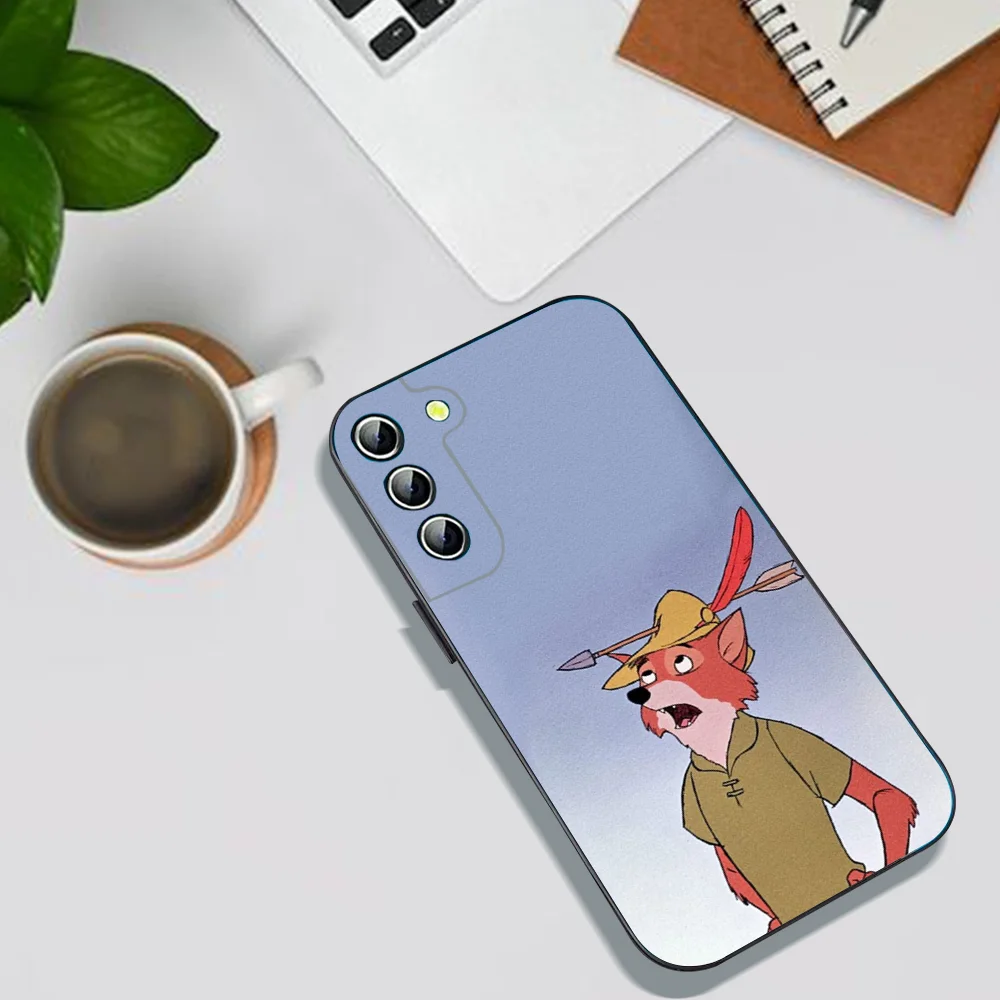 R-Robin H-Hood Phone Case For Samsung Galaxy A52 A12 A51 S21 Edge S22ULTRA S23 S20LITE Plus Ultra Black Cover