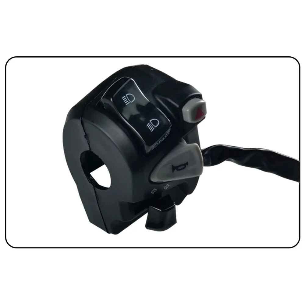 Left Handlebar Switch with Turn Signal Flasher and High Low Beam Controls for Motorcycle Fitment with For Click150 Standard