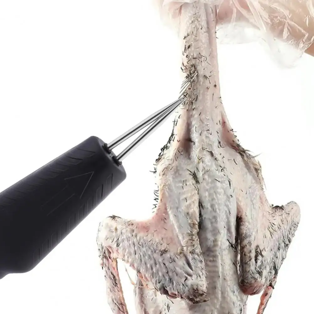 Chicken Feather Remover Quick Chicken Feather Removal Cordless Electric Poultry Plucker Machine Rechargeable for Chickens