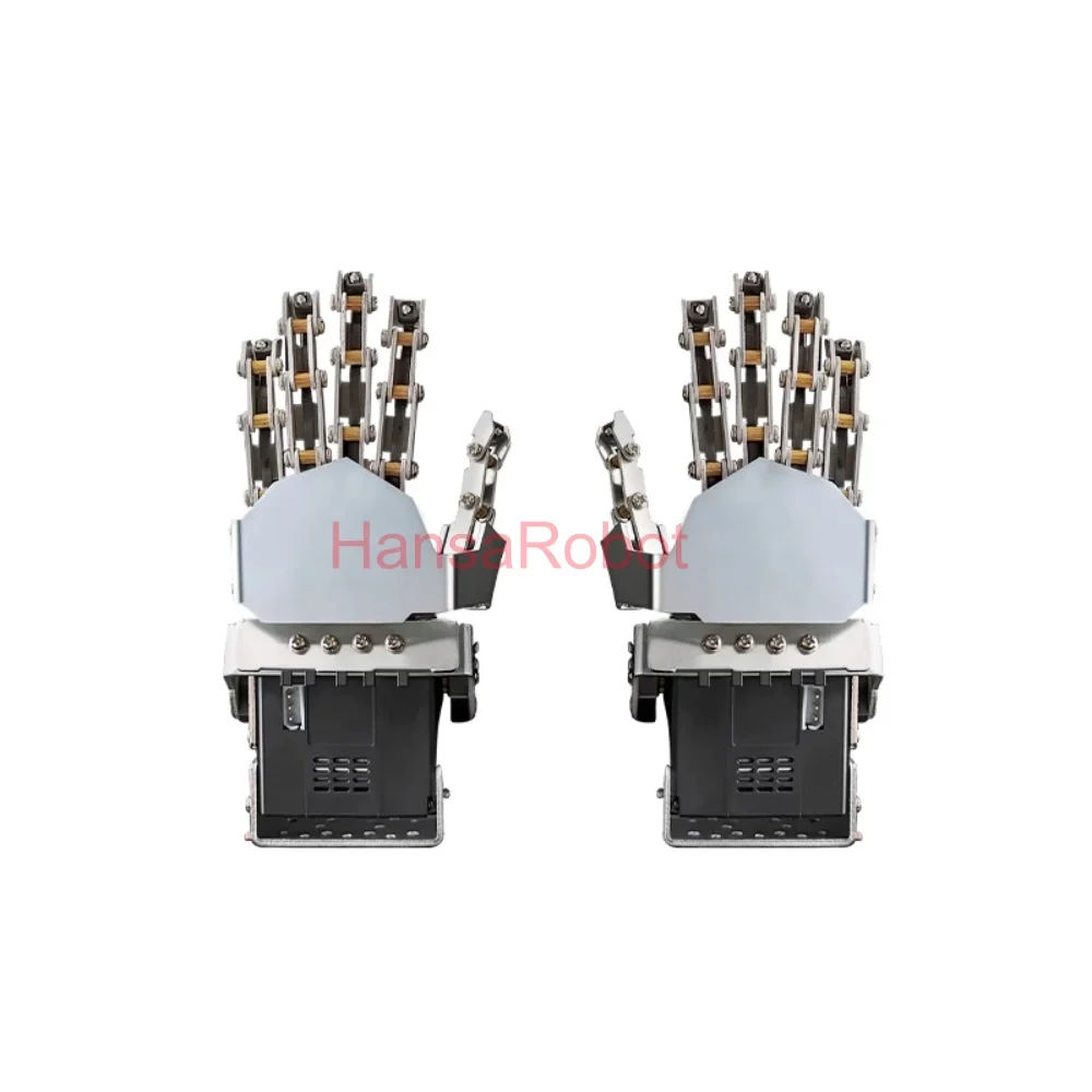 New 5 Finger Robot Hand Mini Humanoid Manipulator Claw Movable Metal Bionic Hand Bipedal Robot Finger