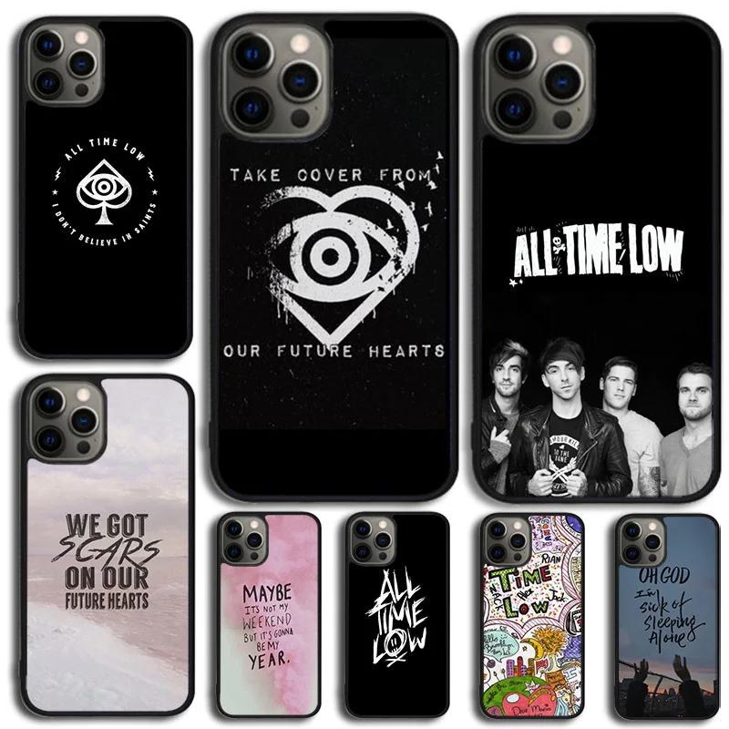 Чехол для телефона с логотипом ALL TIME LOW Rock для iPhone 15 14 SE 2020 XR XS 11 12 13 Mini Pro MAX 6 7 8 Plus