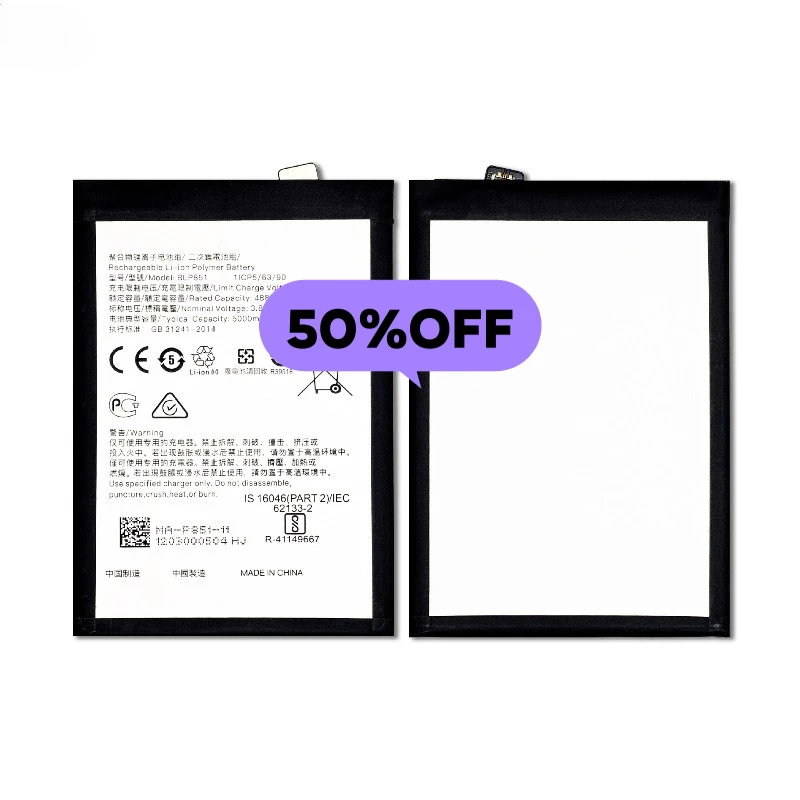 

BLP851 for OPPO A74/F19/A95/Reno6 Lite Mobile Phone Battery High Quality High Capacity Battery Replacement Bateria with Tools