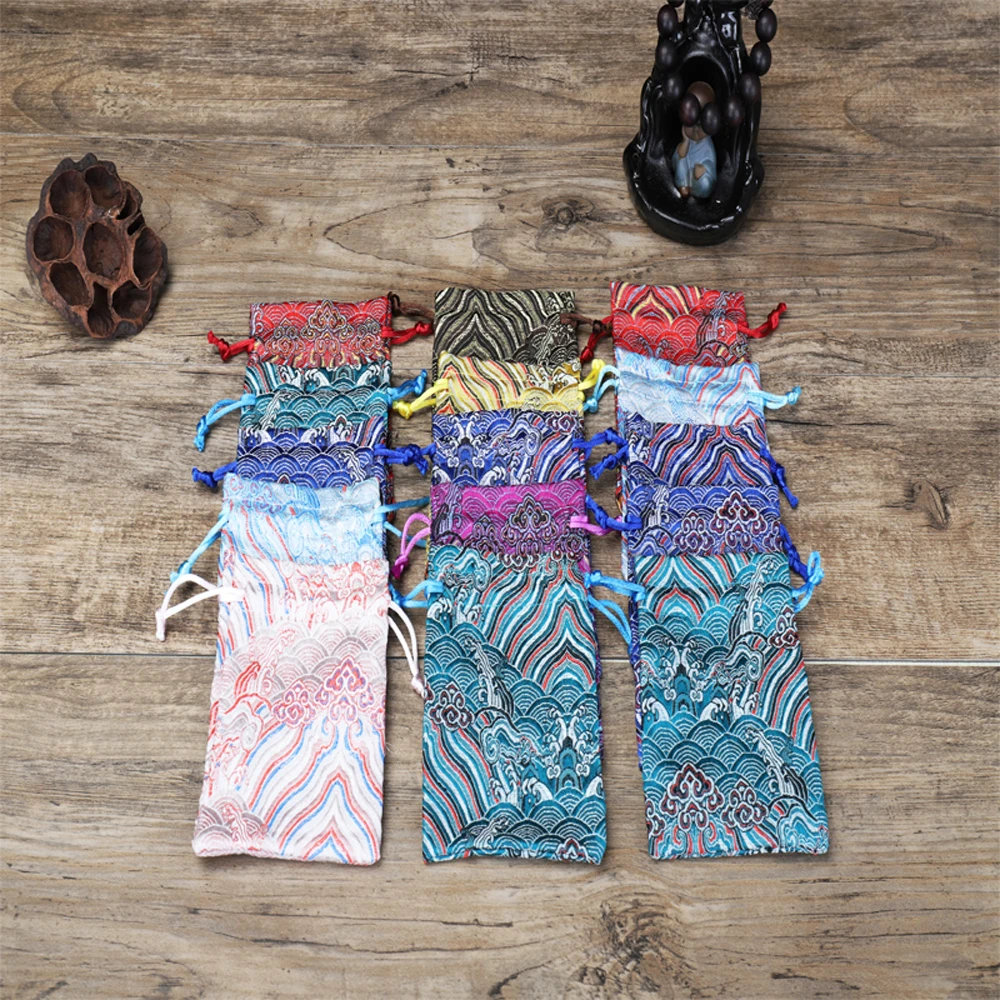 미니 선물 주머니 파티 자수 보석 포장 가방 파우치 새틴 보관 가방