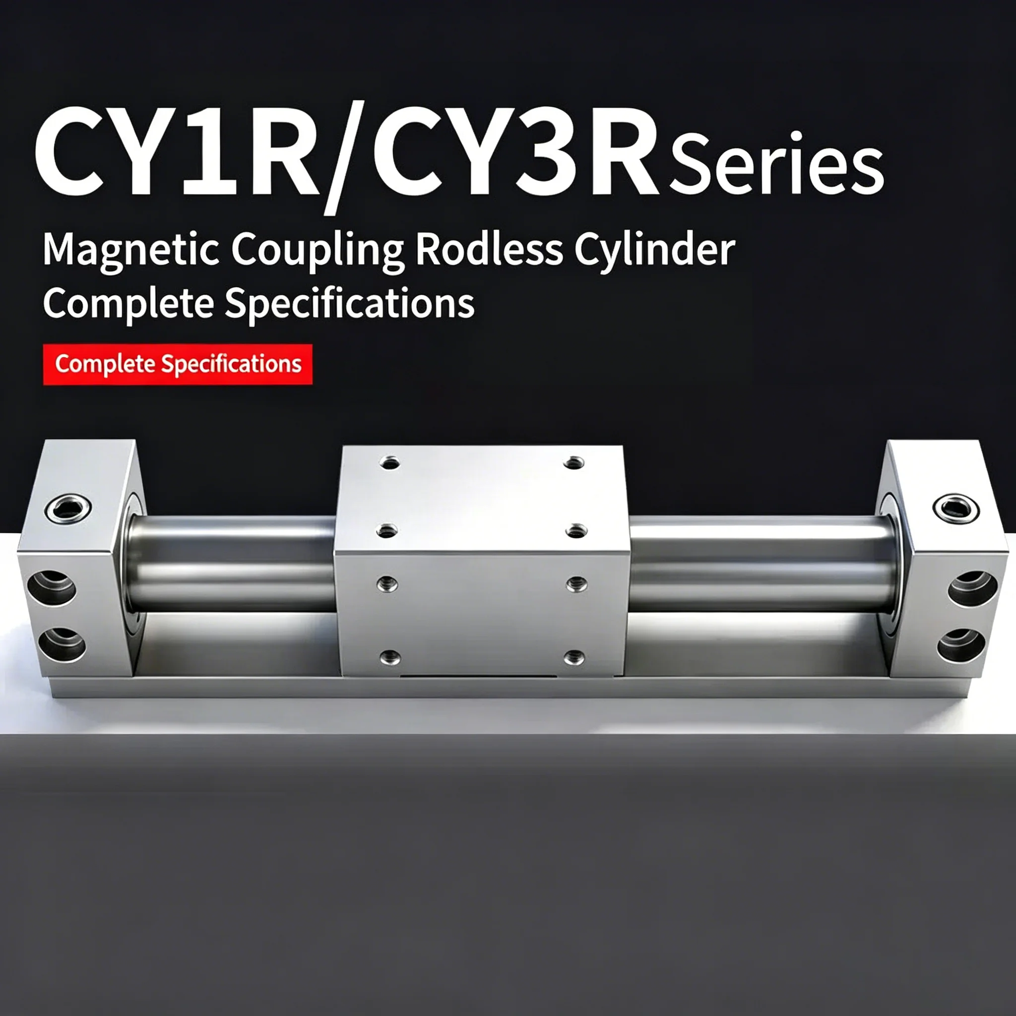 CY1R CY3R Magnetically Coupled Rodless Cylinder Direct Mount Type CY1R6 CY1R10 CY1R15 CY1R20 CY1R25 CY1R32