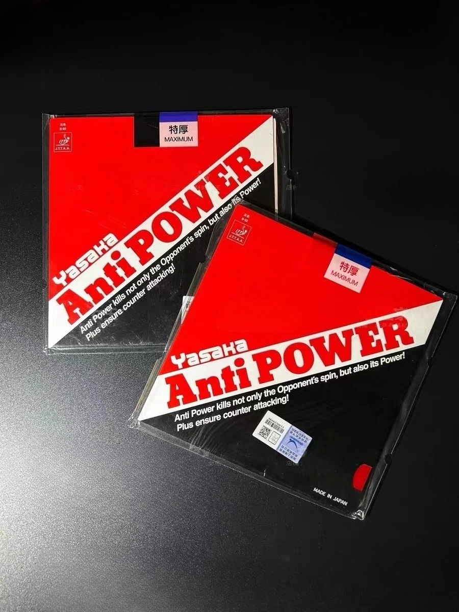 Yasaka B-22 Anti Power Pimples In Table Tennis Rubber Pips-in Ping Pong Sponge Tenis De Mesa