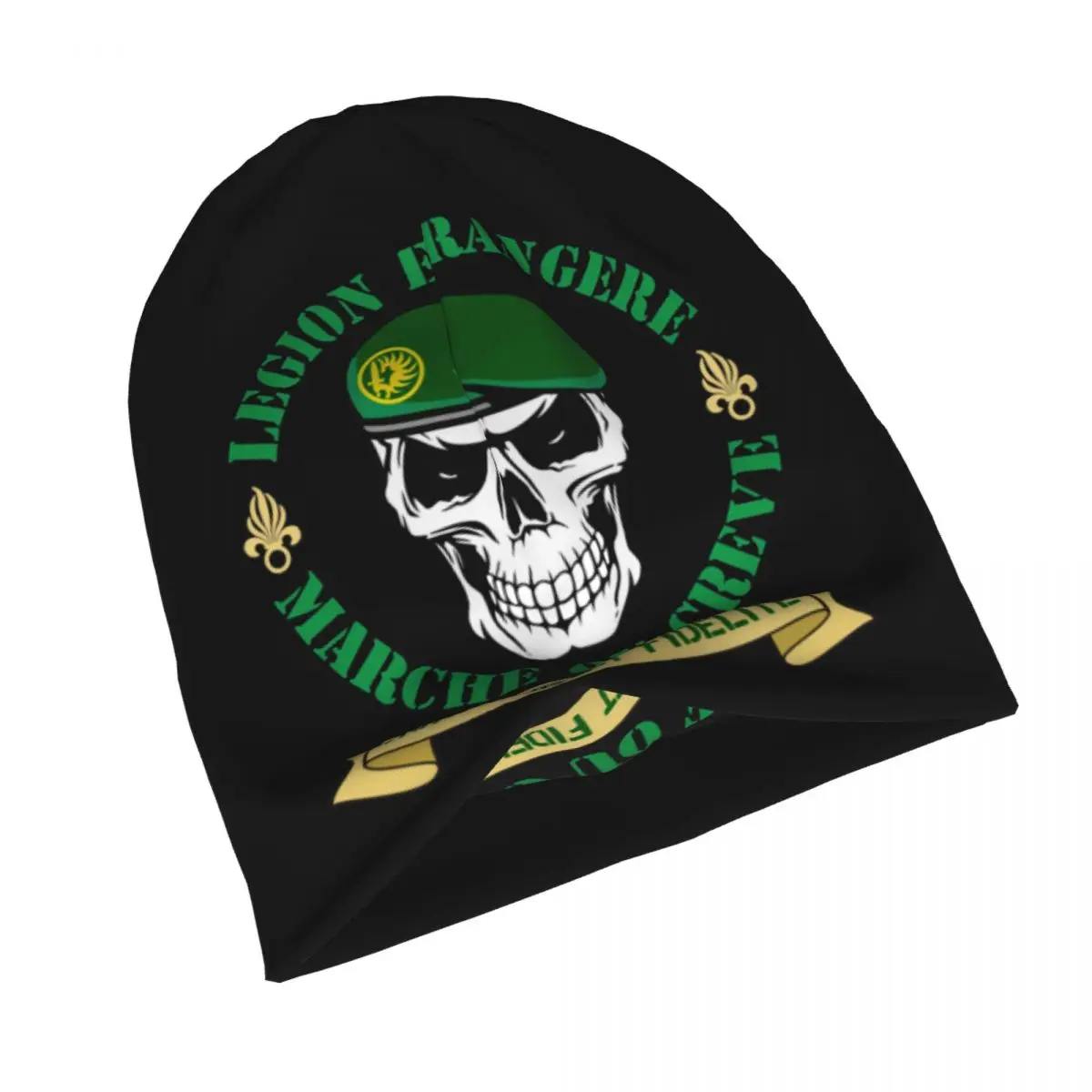 Legion Etrangere Foreign Legion Skullies Beanies Hats France Apedes Legio Patria Nostra Ski Caps Warm Head Wrap Bonnet Knit Hat