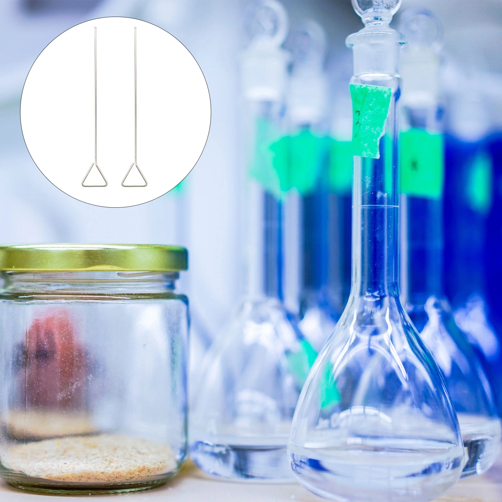 

2 Pcs Cell Spreader Spreaders Lab Plate Stainless Steel Spatula Laboratory Tool