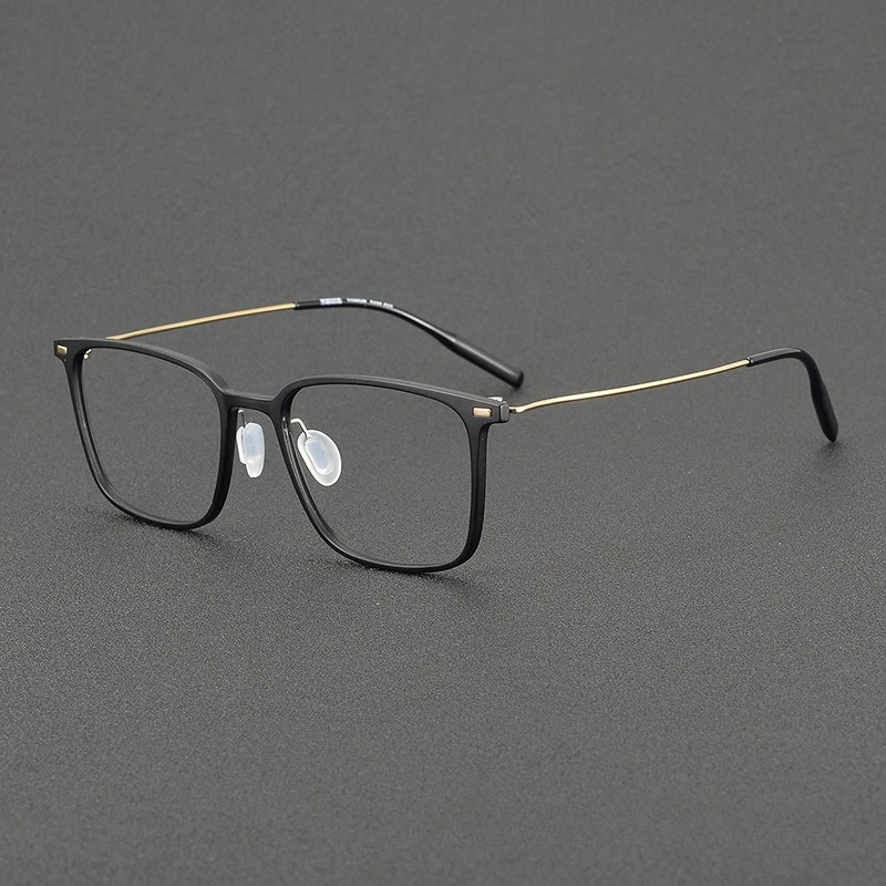 

Сверхлегкие мужские оптические модные квадратные очки по рецепту, титановая оправа 8673, PEI, анти-синий свет для женщин, очки для близорукости