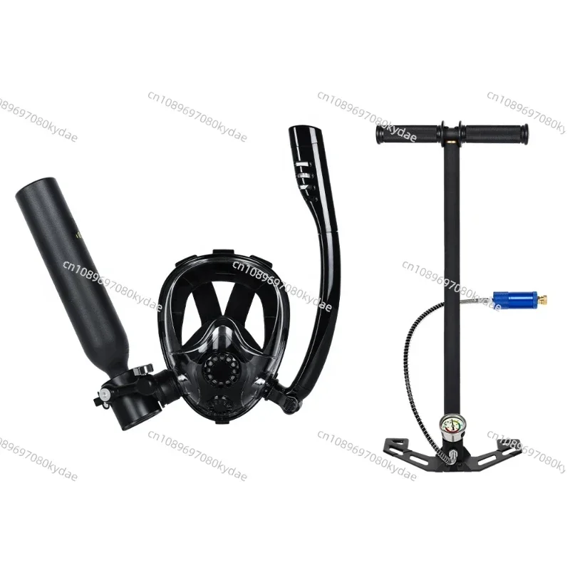 

2024 Hot 0.5L Mini Scuba Diving Lung Air Tank With Full Face Mask