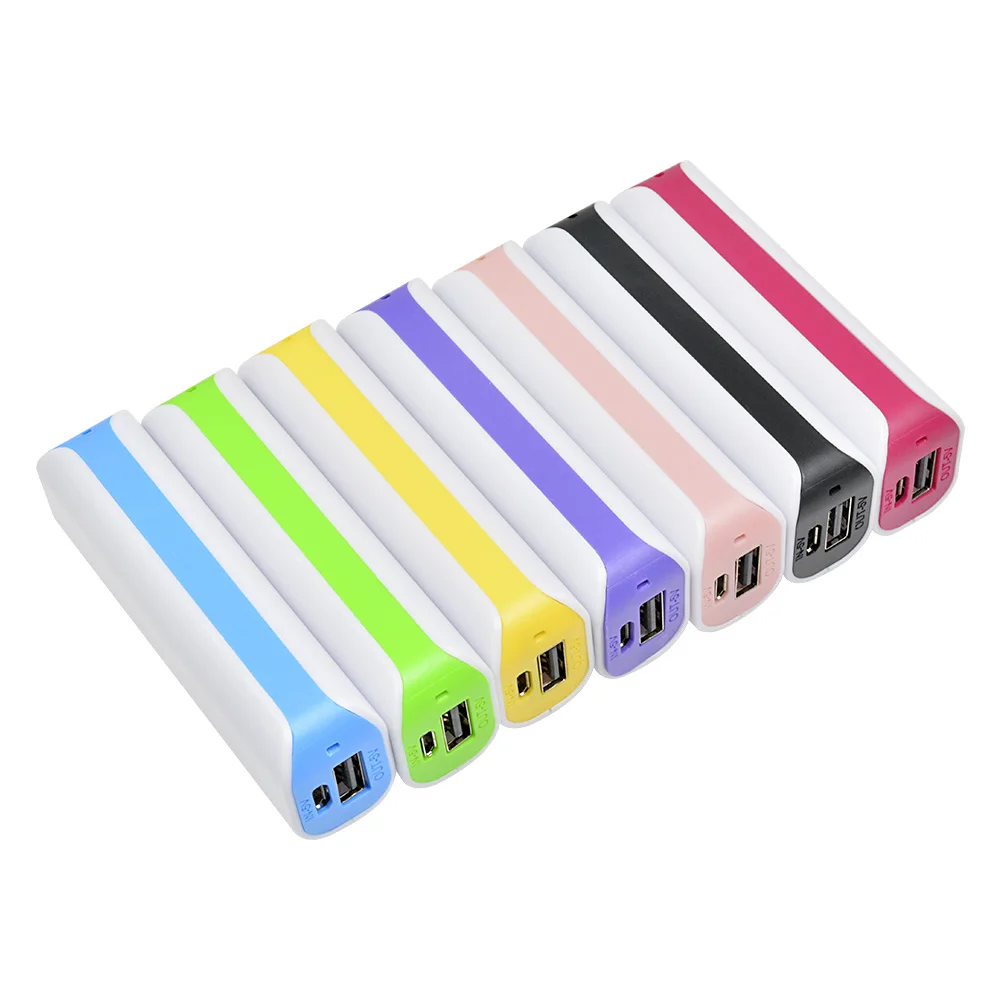 1*18650 Power Bank Cases Battery Holder Portable 5V 1A USB Charge Shell for iPhone Xiaomi Huawei 18650 Battery Cases