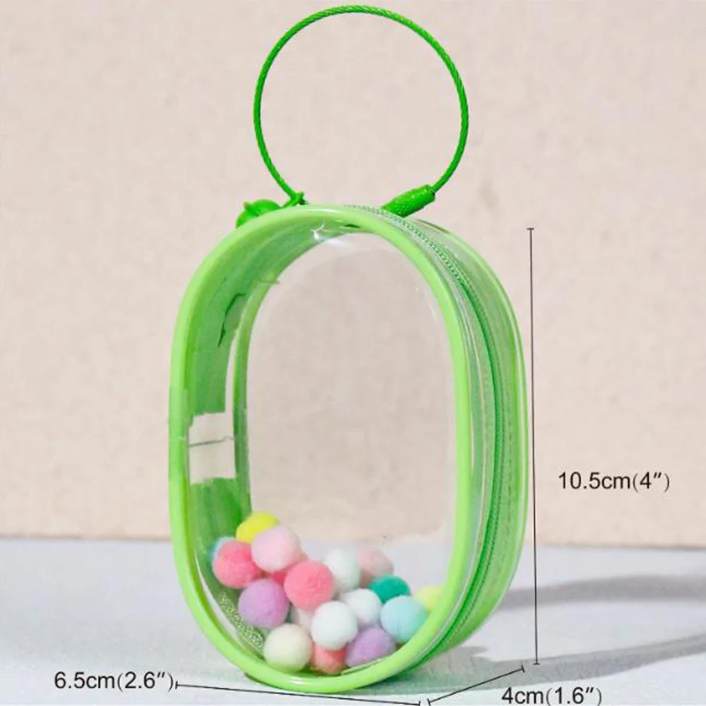 For Transparent Mini Plush Doll For Labubu Storage Bag Mysterious Toy Decoration Box Doll Display Box Mini Storage Box