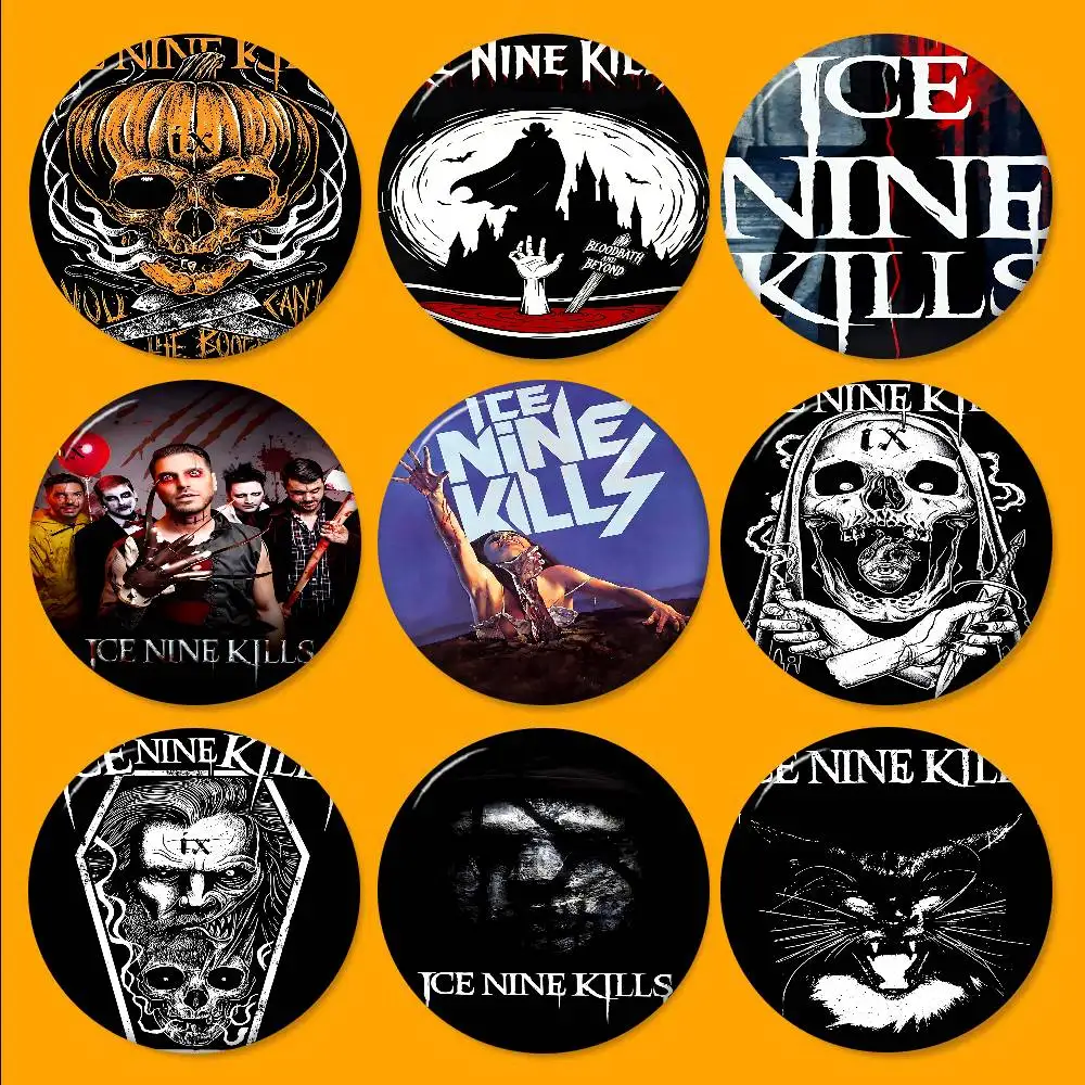 ice nine kills band 58mm Cute Series Pins Funny Badge Interesting Cartoon Animals Brooches Backpack Clothes Gift Accessory