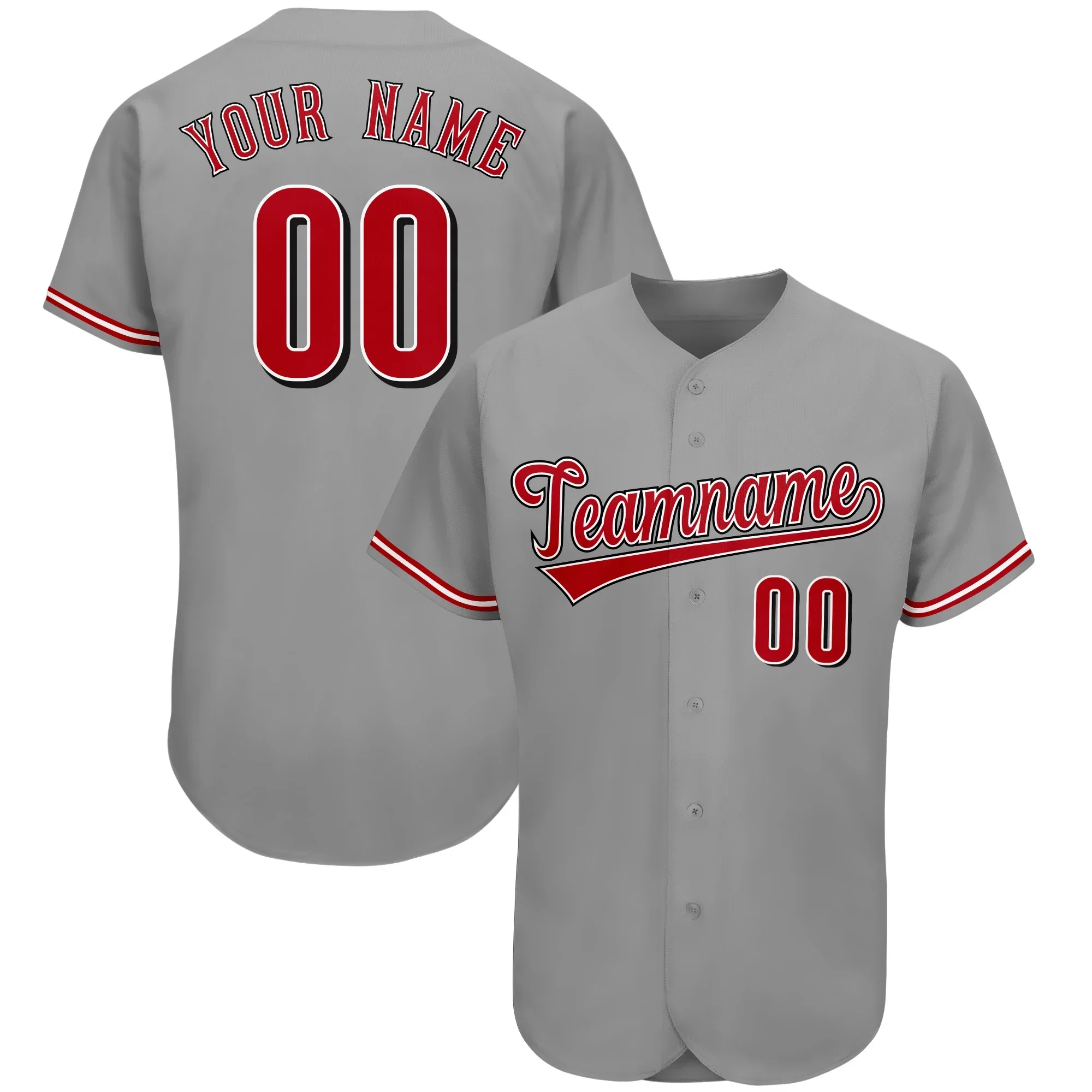 Personalize camisa de beisebol impressão nome/número treinamento macio ativo qualquer cor uniforme de softball para adultos/crianças ao ar livre tamanho grande